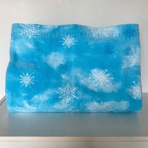 Snowflake DORMISETTE Ultimate Luxury Flannel King Flat Sheet